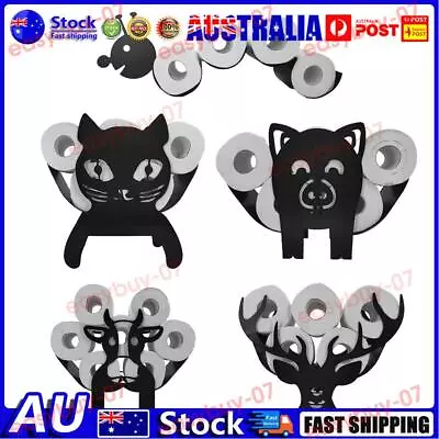$45.29 • Buy AU Funny Animal Shape Toilet Paper Rack Free Standing Tissue Roll Paper Holder
