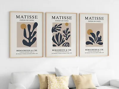 £10 • Buy Set Of 3 Matisse Wall Art Prints Living Room Home Décor