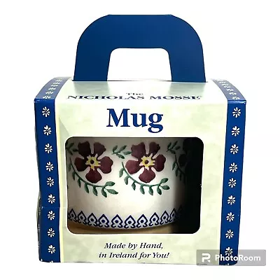 Nicholas Mosse Pottery Ireland Old Rose Flower Mug NEW IN BOX • $35
