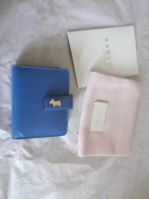 BNWT Radley Fortune Street Leather Credit Card Holder Blue With Dust Bag RR £39 • £24.95