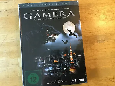 Gamera - Attack Of The Legion  [2 DVD + Blu Ray ] NEU OVP  Shusuke Kaneko  • £19.47