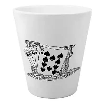 'Cards & Poker Chips' Ceramic Plant / Flower Pot (FP00016194) • £12.99