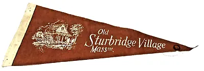 Vintage Old Sturbridge Village Mass. Massachusetts's  Pennant Classic Souvenir • $12.50