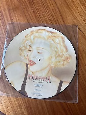 Madonna Cherish 12  Vinyl Picture Disc Record UK W2883TP SIRE 1989 OOP • £9.99