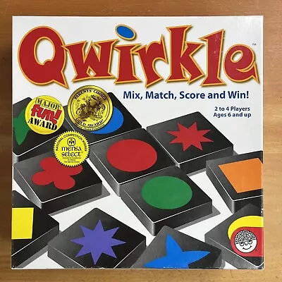 QWIRKLE Board  Tile Game Complete 108 Tiles Included With Instructions EUC • £18.05