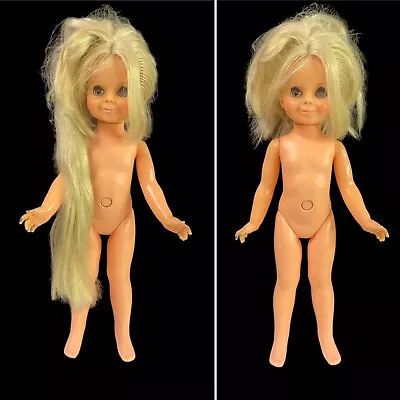 Vintage Old Ideal Toy Velvet Doll From Crissy Family Blonde Growing Hair 1970 #2 • $35