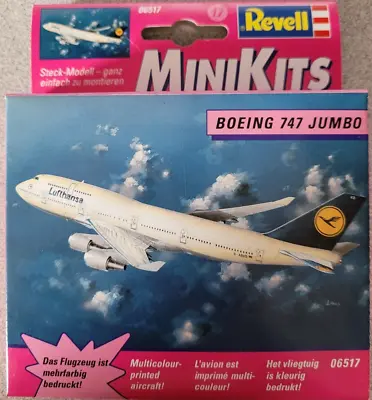 Revell Germany MiniKits Boeing 747 Jumbo Snap Plastic Model Kit • $14.99