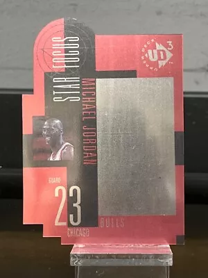 Michael Jordan 1997 Upper Deck Star Focus Die Cut Hologram (QUC016874) • $15