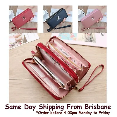 $24.31 • Buy Women  Lady Fashion Leather Wallet Purse Card Phone Holder Case Clutch Handbag