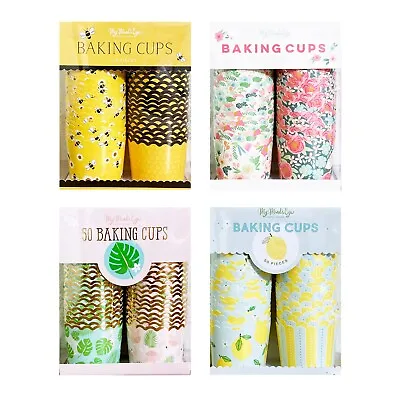 Novelty Bake Cups 50 Cupcake Liners Ice Cream Treat Cups Paper My Minds Eye • £24.08