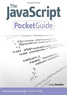 The JavaScript Pocket Guide By Burdette Lenny Paperback Book The Cheap Fast • £4.41