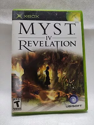 Myst IV: Revelation (Microsoft Xbox 2005) CIB - Game Case Manual - Untested • $12.99