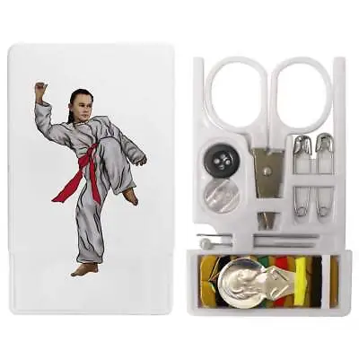 'Karate Kick Girl' Mini Travel Sewing Kit (SE00017771) • £4.99
