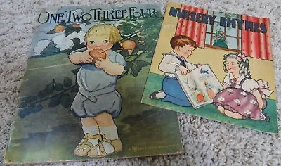 Childrens Book Pair - One Two Three Four & Nursery Rhymes SAALFIELD Publishing • $6.99