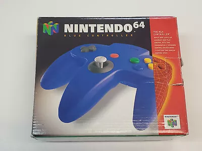 N64 Blue Controller Box Only EMPTY N64 Nintendo 64 ** • $35.95