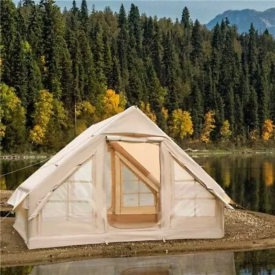 Inflatable Camping Tent With Pump 4-5 Person Inflatable Glamping Tent • $399.99