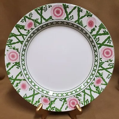 RARE - 1 QUADRIFOGLIO La Primula Plates ITALY Vtg Pink Green 10 1/8 -Great Cond. • $25