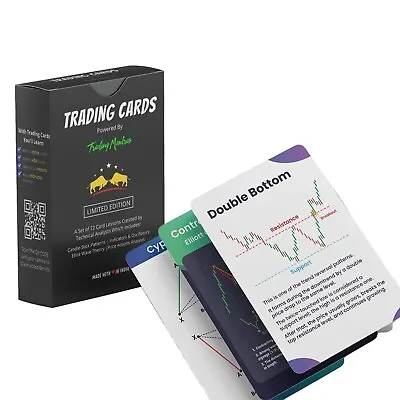 Stock Market Trading Flash Cards Reference Cards For New Traders Learning Price • $32.99