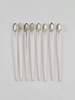 Lot Of 8 Heart Shaped Mint Julep Straws Spoons EPC Vintage MCM • $24.18