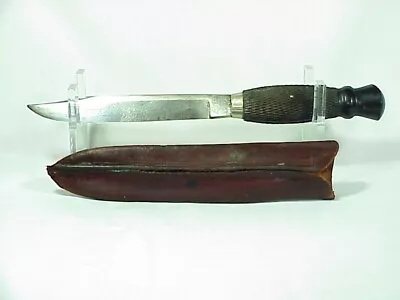 J. Russell Co. GREEN RIVER WORKS Hunting BOWIE KNIFE - Thistle Top With Sheath • $295