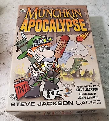  Steve Jackson Games MUNCHKIN APOCALYPSE Game COMPLETE 1st Edition 1st Print • $14.99