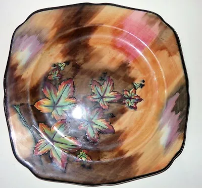 Vintage Hand Painted Autumn Tints Leaves Plate England H & K Tunstall R. Grocett • $26.95