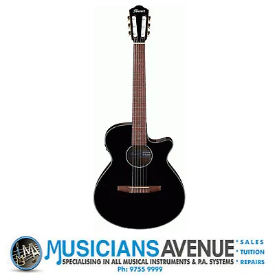 Ibanez AEG50N Natural Gloss Nylon Acoustic Electric Guitar • $524