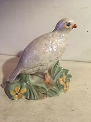 Vintage Holland Mold Art Pottery Ceramic Pearlized Quail • $19.99