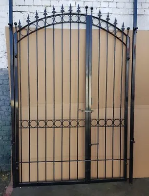 Steel Security Door Gate. Metal Garden Side Gate / Wrought Iron Gate • £820