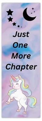 £1.49 • Buy Unicorn Just One More Chapter BOOKMARK*for Children*Ideal Gift*Book Mark