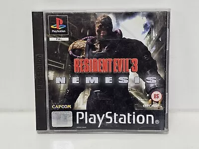 Resident Evil 3 Nemesis + Manual - Sony PlayStation PS1 Game PAL Complete • $139.95