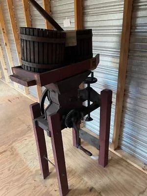 Antique Wine/Cedar Press Vintage Press In Original Condition.  • $1500