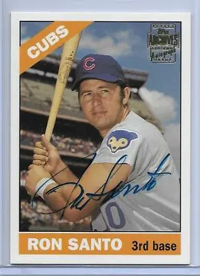 $89.95 • Buy 2003 Topps Archives Fan Favorites Hof Ron Santo Autograph Chicago Cubs D-2010