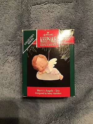 1991 Hallmark Keepsake Christmas Ornaments Iris 4th In Mary's Angels Series #4 • $24