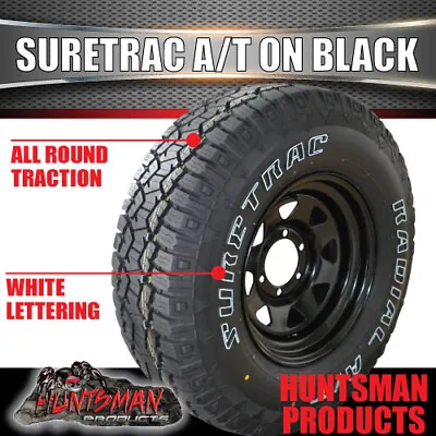 17  Black Steel Rim & Suretrac 285/70R17 L/T All Terrain Tyre 121/118Q 285 70 17 • $298