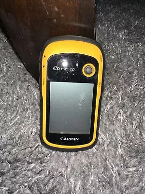 Garmin ETrex 10 Yellow Black Handheld Mini USB 2.2  LCD Screen GPS Navigator • $84.99