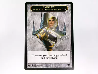 MTG ~ Emblem Elspeth Sun's Champion ~ Theros ~ English ~ Near Mint • $4