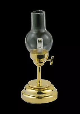 Working LED Battery Table Oil Lamp Tumdee 1:12 Scale Dolls House Light De302 • £11.99