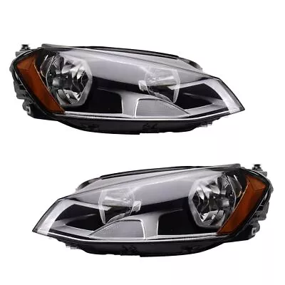 $329.95 • Buy DEPO Headlight Set Fits 2014-2017 Volkswagen Golf 2014-2016 GTI