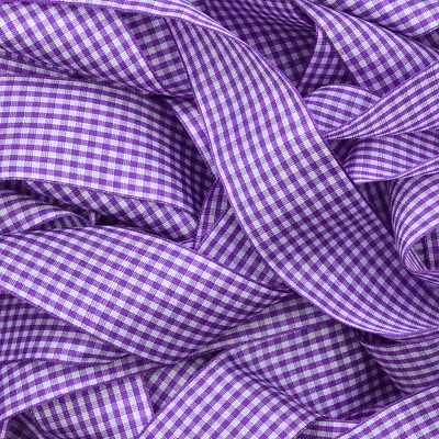 Plaid Gingham Ribbon In 20 Colours - Berisfords School Hair Bows Crafts • £2.29