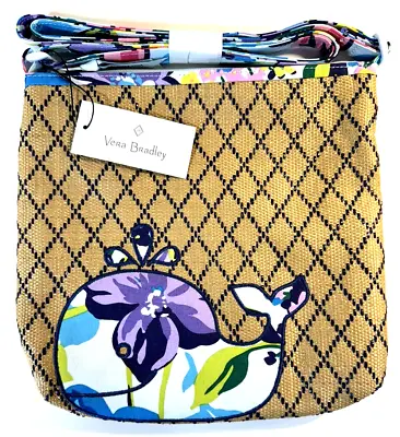 Vera Bradley Beach Crossbody Bag Marian Floral Print Spouting Whale Purse NWT • $24.95