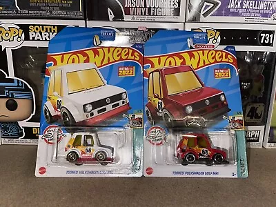 2022 Hot Wheels TOONED 1/5 Tooned Volkswagen Golf MK1 Set • $13.95