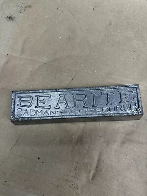 Bearite Metal Alloy Babbitt Bar - CADMAN Pittsburgh 9 Pound Bar! • $134.99