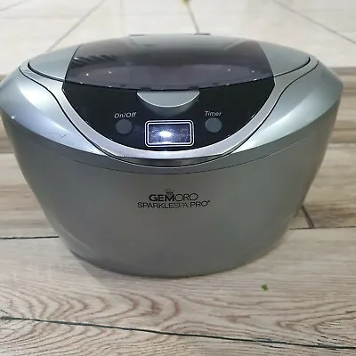 GEMORO Sparkle Spa Pro Personal Ultrasonic Compact Jewelry Cleaner #1791 • $34.99