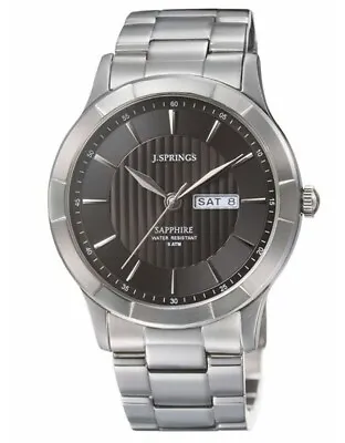 J. Springs By Seiko Instruments Inc. Day Date Mens Watch Sapphire Crystal BBJ010 • $126.63