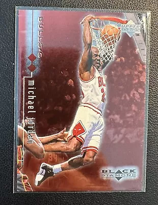 Michael Jordan 1999 Black Diamond #13 Red Double Diamond  Serial #1640/3000 • $24.99