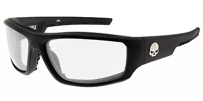 Harley-Davidson Men's Baffle Sunglasses Clear Lenses & Matte Black Frames • $49.95