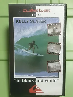 Quiksilver Presents Kelly Slater Black And White Surfing Vhs Rare Watched Works  • £12.38