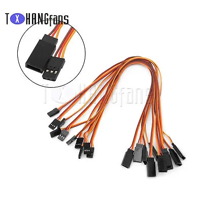 £4.81 • Buy 10PCS 300mm Servo Extension Lead Wire Cable RC Futaba JR Female To Male 30cm ATF