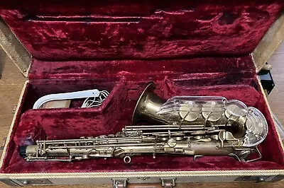 Vintage 1958 Jean Barre Artiste / Keilwerth Alto Saxophone Case & Mouthpiece • $995